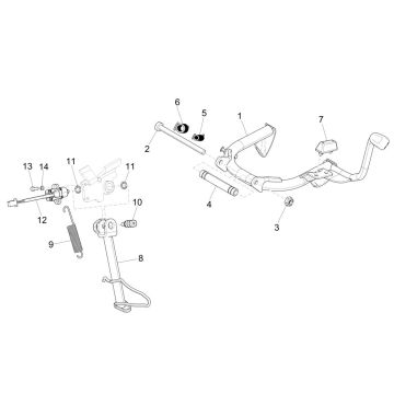 Standard Piaggio Medley 125 ABS E5 2021-2022 (EMEA)