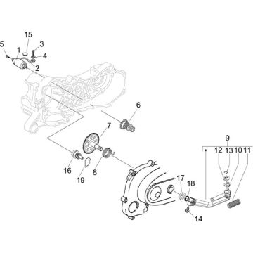 Starter- Kickstarter Piaggio Liberty 4 temps