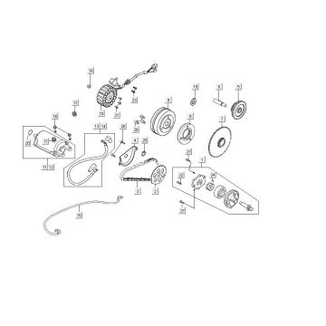 Démarreur Kymco MXU 150