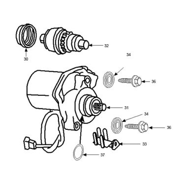 Démarreur Peugeot Speedfight 2 AC E2 2 temps