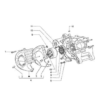 Allumage - Stator - Volant Gilera Runner FXR 180 2T LC