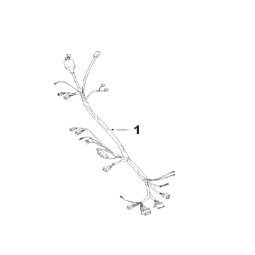 Faisceau de câbles Peugeot V-clic noir