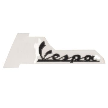 Autocollant/logo face avant Vespa (Vespa) fumé 10cm par 3/5cm Sprint Sport/S/PX/GT/GTL/GTS/GTV/LX/LXV/S 672060 original