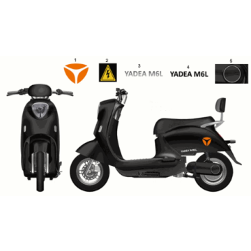 Autocollants Yadea M6L