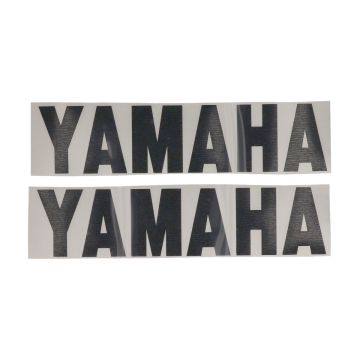 Sticker set mot Yamaha sous spoiler noir