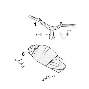 Courroie de direction Peugeot Jet Force LC Injection Rouge