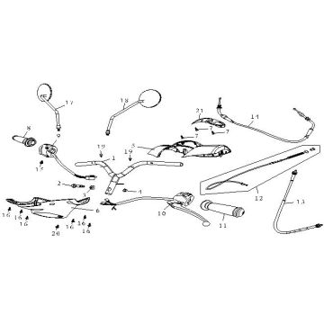 Pièces de direction AGM Fashion beige