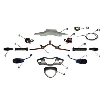 Pièces de direction AGM GT champagne