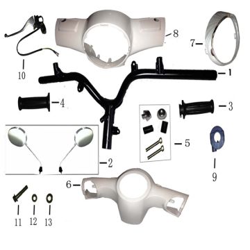 Pièces de direction BTC Cruise Black