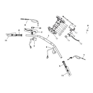 Pièces de direction China Strada