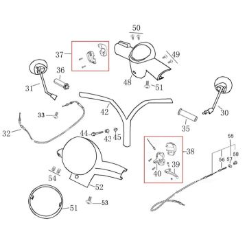 Pièces de direction Edwards Tomorrow Riva II noir