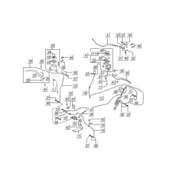 Pièces de direction/câbles MXU 400