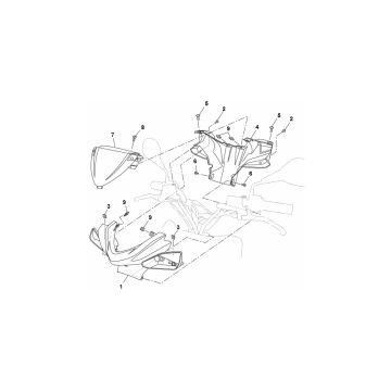 Crémaillère de direction Yamaha Aerox 4 temps 2014