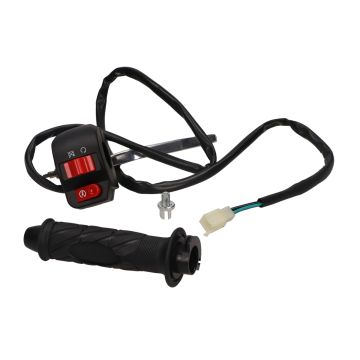 Commodo complet avec faisceau de câblage/levier de frein/poignée d'accélérateur Tomos A35 de 2007/Jeune droit