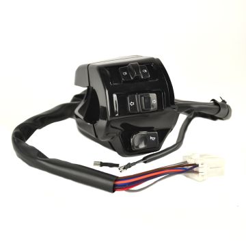 Miroir noir brillant avec velours Vespa Primavera 50 2 temps/4 temps/Sprint 50 2 temps/4 temps