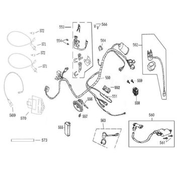 Faisceau de câblage de verrouillage d'allumage - Chine Grande Retro Euro4