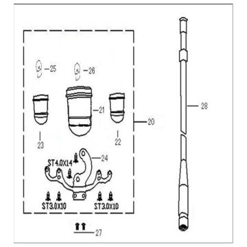 Compteur kilométrique China Grande Retro Euro4