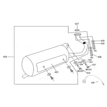 Pot d'échappement China Grande Retro Euro4
