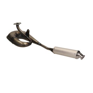 Pot complet (fabriqué en UE) Peugeot 103/Fox transparent/aluminium Tecno