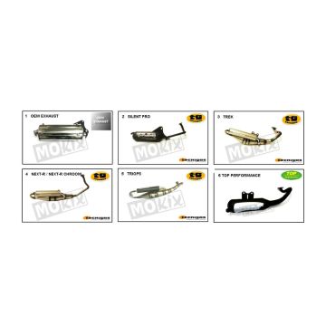 Echappement Generic Ideo blue 2010 2 temps 25