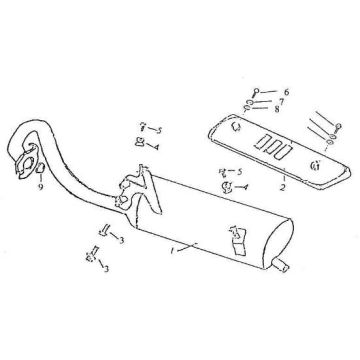 Echappement Giantco Grand Venus 125cc