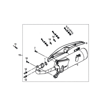 Echappement Sym Jet 14