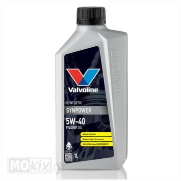 Valvoline SynPower 5W40 Huile 1 litre (avec manomètre)