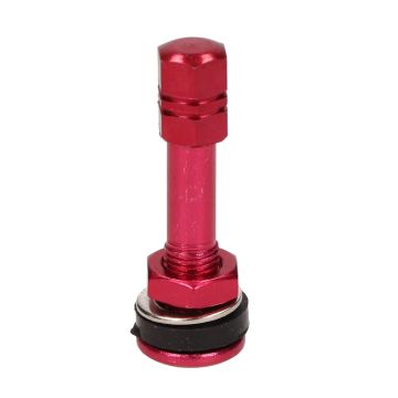 Vanne tubeless droite rouge