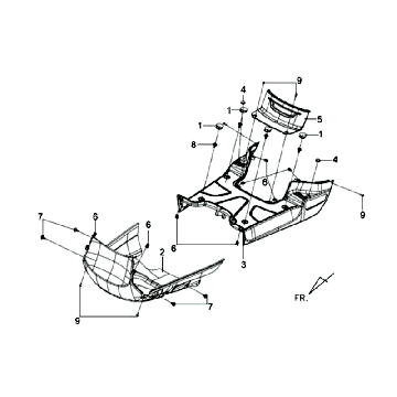 Pieds de marque Sym Tonik (WH8018P) blanc