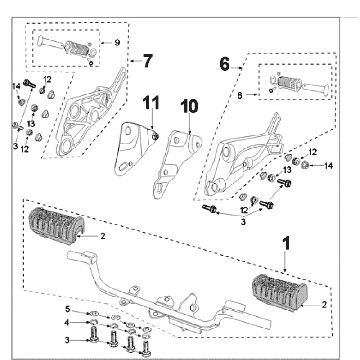 MarchepiedPeugeot Tweet vieux noir mat