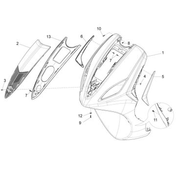 Avant Avant Piaggio New Fly 4 temps 2 soupapes rouge 854a
