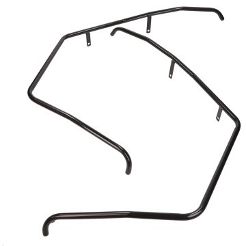 Barres de protection pour Piaggio Zip noir brillant DMP