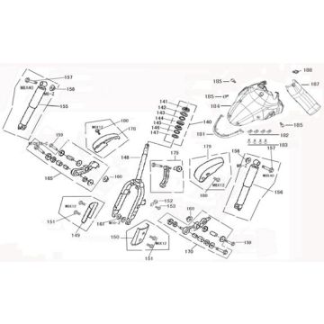 Garde-boue avant China Joy /Legend noir