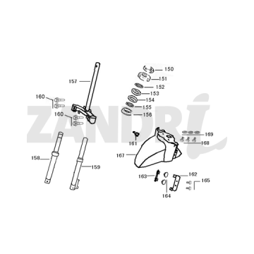 Garde-boue avant Eagle-Wing Napoli bleu foncé