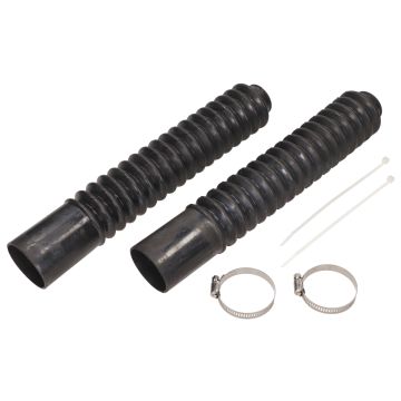 Caoutchouc de fourche avant Honda long 340 noir (set)