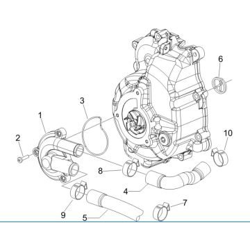 Pompe à eau Vespa GTV 250 4T 4V IE