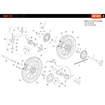 Roues Rieju MRT enduro black lim 2010 2 temps