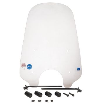 Pare-brise haut clair AGM/New Flash/Old Classic/Carino/Dolce Vita/Pico/Venti/San Remo/Fun/Piccolo (avec couvre-guidon)