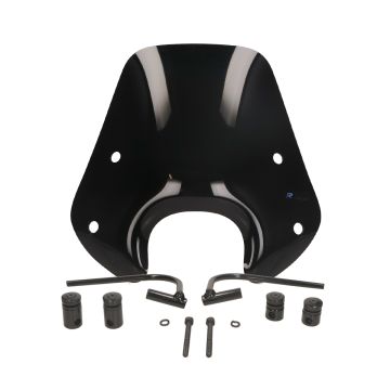 Pare-brise sport noir brillant Piaggio Zip 2/4-temps 2000->