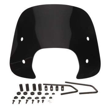 Pare-brise sport noir brillant Vespa Sprint 50-125-150 2014->