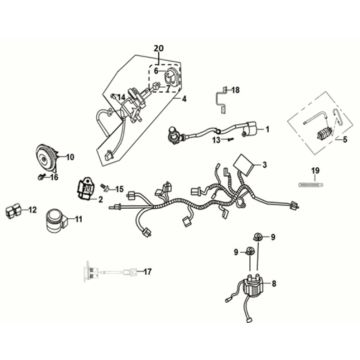 Wire Harness Sym Orbit III 125I E5