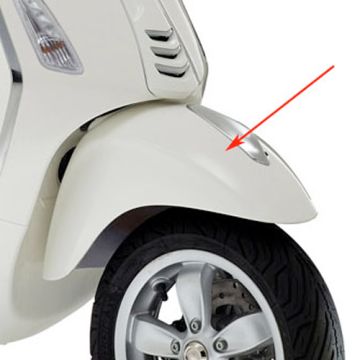 Garde boue avant Vespa Primavera white fusion 544 original 1b000947000br