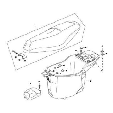 Selle Sellebak Giantco Sprint 4 temps