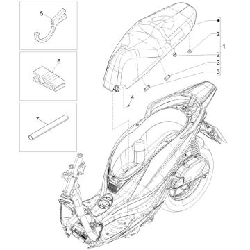Selle Piaggio Medley 125 ABS E5 2021-2022 (EMEA)