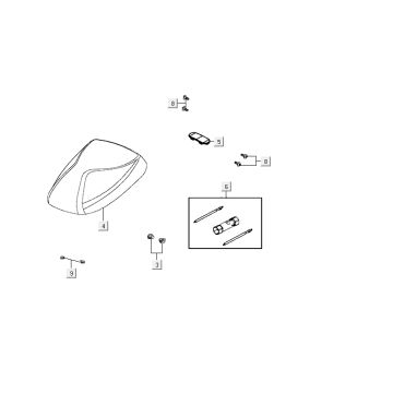 Selle Kymco Delivery 4 temps noire