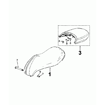 Selle Peugeot Django Encre noire R1