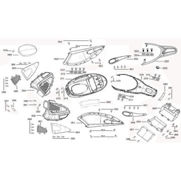 Capuchons latéraux BTC Legend blanc