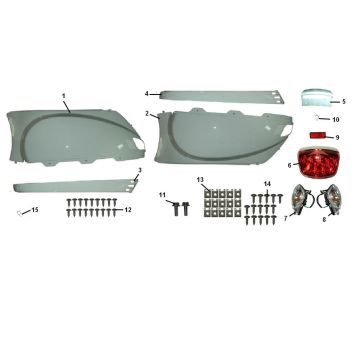Bulle latérale Edwards Tomorrow VX50S 4 temps