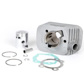 Cylindre Athena 50 cc aluminium diamètre 38,4 mm Piaggio Bravo, Ciao, Boxer, Si, Boss, Grillo, Pack2 (axe de piston = diamètre 10 mm)