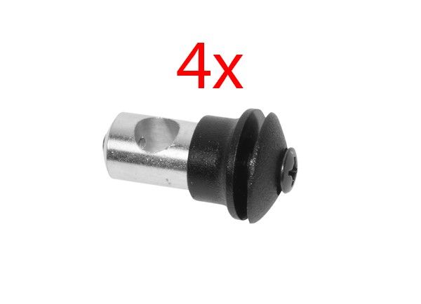 bouchon de montage pour pare-brise avec fermeture éclair (fabriqué dans l'UE), 4 pièces